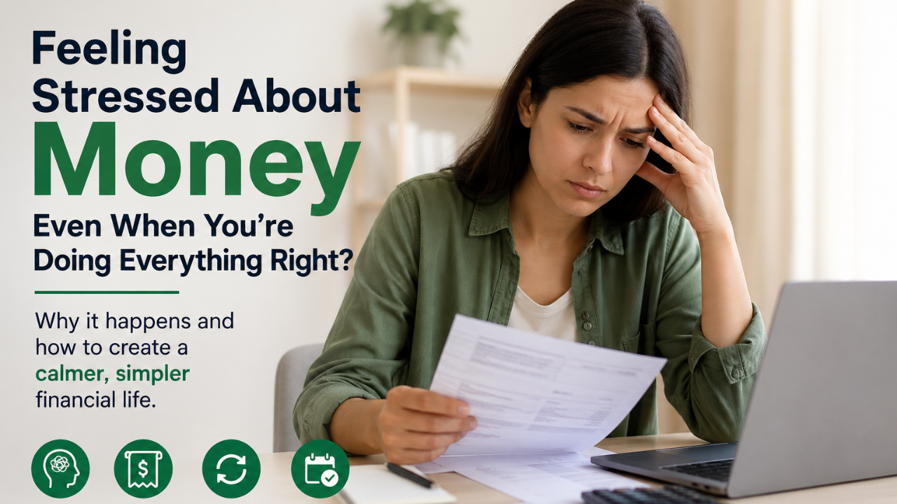 Why Financial Stress Stays Even When You’re Doing Everything Right