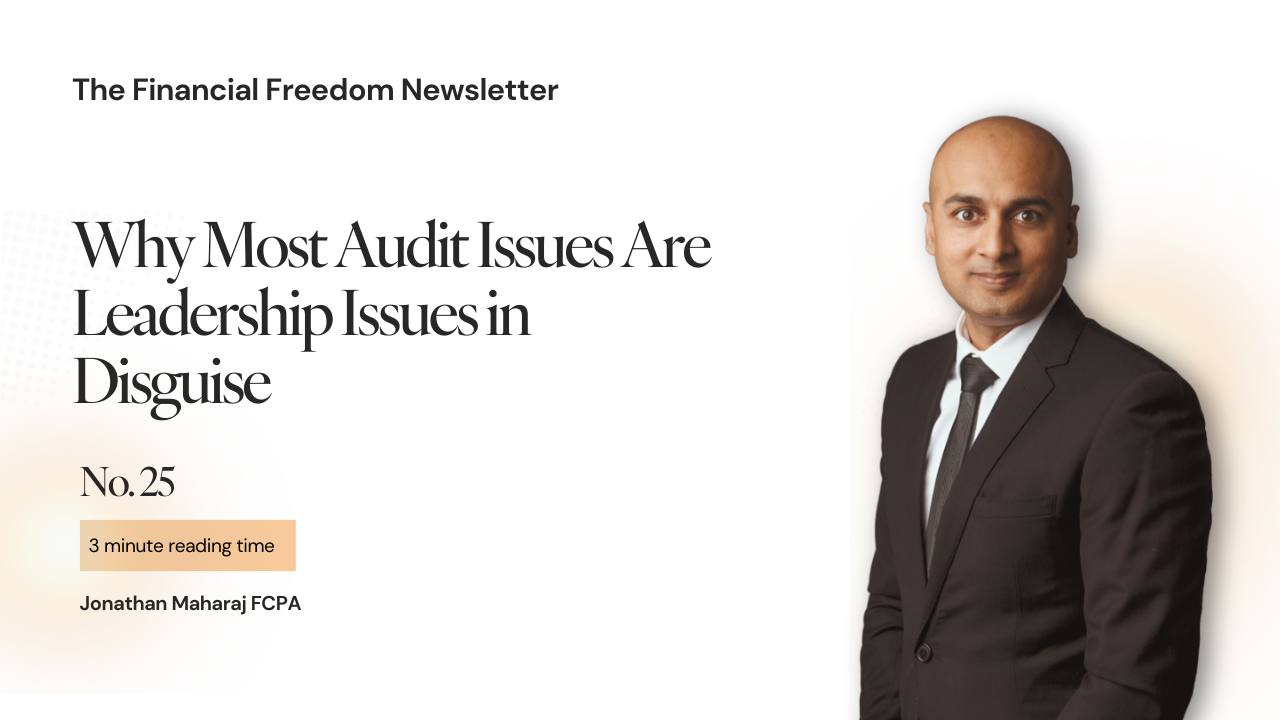 25. Why Most Audit Issues Are Leadership Issues in Disguise