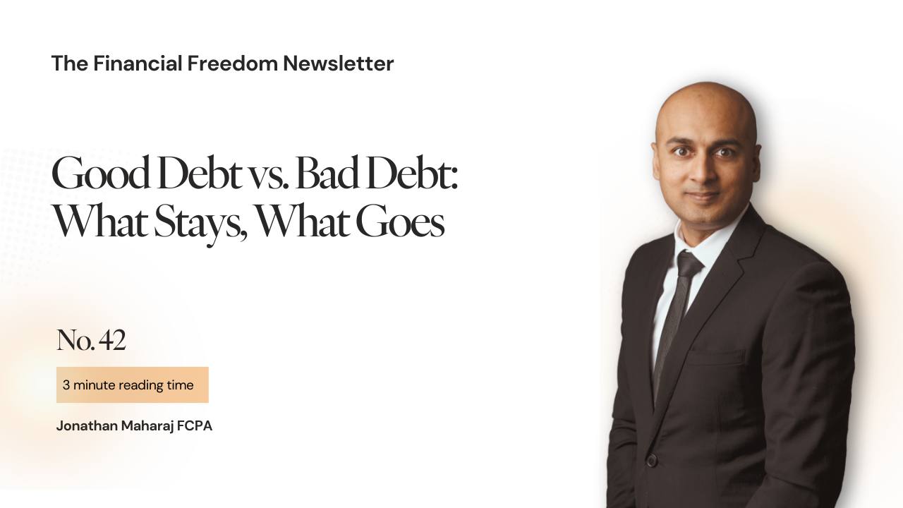 42. Good Debt vs. Bad Debt: What Stays, What Goes